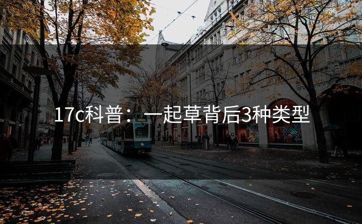 17c科普：一起草背后3种类型