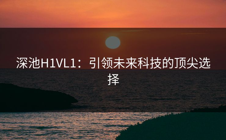 深池H1VL1：引领未来科技的顶尖选择