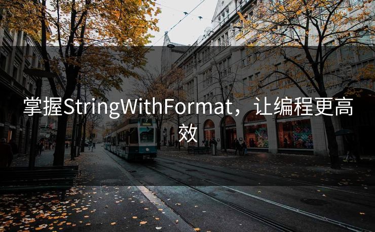掌握StringWithFormat，让编程更高效